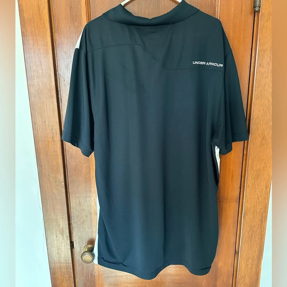 Black and white under armour polo - Picture 2 of 3